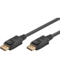 Cablu DisplayPort - DisplayPort V2.0 1m 8K/60Hz 4K/120Hz Full HD 1080p/240Hz negru Goobay 58532