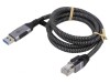 Cablu USB 3.0 RJ45 1,5m Negru/Gri