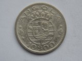 10 ESCUDOS 1952 ANGOLA-argint