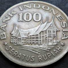 Moneda exotica 100 RUPII (Rupiah) - INDONEZIA / INDONESIA, anul 1978 *cod 2753