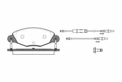 Placute frana Citroen C5 1 (Dc), C5 2 (Rc) SRLine parte montare : Punte fata foto