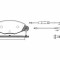 Placute frana Citroen C5 1 (Dc), C5 2 (Rc) SRLine parte montare : Punte fata