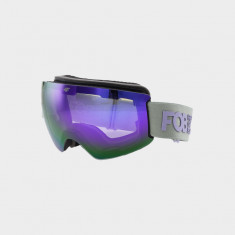 Ochelari de snowboard cu înveliș multicolor unisex - verzi