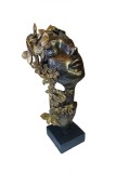 Statueta Decorativa Masca, Woman Butterfly, 32 cm, 038SX