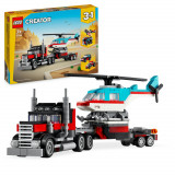 Cumpara ieftin Camioneta cu platforma si elicopter, LEGO&reg;