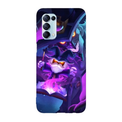 Husa compatibila cu Oppo A55, Viceversa, model Jester Shaco, Silicon, TPU foto