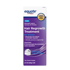 Spuma, Equate, impotriva Caderii Parului, Minoxidil 5%, pentru Femei, Tratament 2 Luni (1x flacon 60 foto