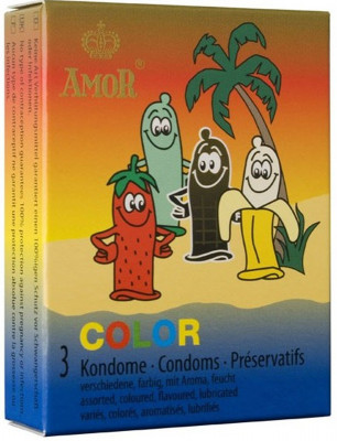 Set 3 Prezervative Amor Color Mix de Arome foto