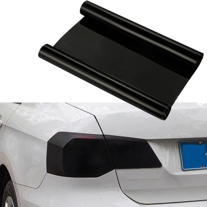 Folie protectie faruri / stopuri auto &ndash; Fumuriu Inchis (pret/m liniar)