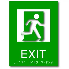 Placuta braille exit foto