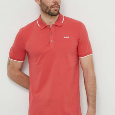 HUGO tricou polo bărbați, culoarea roșu, uni 50467344