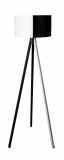 Cumpara ieftin Lampadar Casa Parasio, 38x42x145 cm, 1 x E27, 60 W, alb/negru