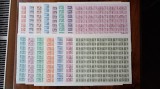 1974-1981 DDR Mi=1947-2633 coli de 100 buc. 11 set compl.stampilate OG Mi=820$ RAR