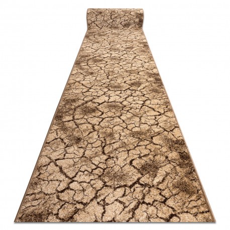 Traversa KARMEL Terra păm&acirc;nt crăpat nuca , 100 cm