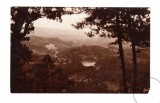 CP Vedere din Baile Sovata, circulata 1931, stare buna, colt rupt, Fotografie