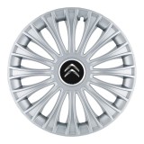 Set 4 Capace Roti, potrivite jantelor de R14, pentru Citroen, model dino cromat