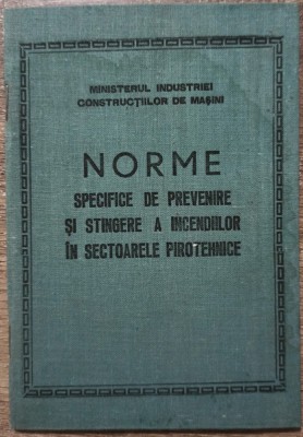 Norme specifice de prevenire si stingere a incendiilor in sectoarele pirotehnice foto