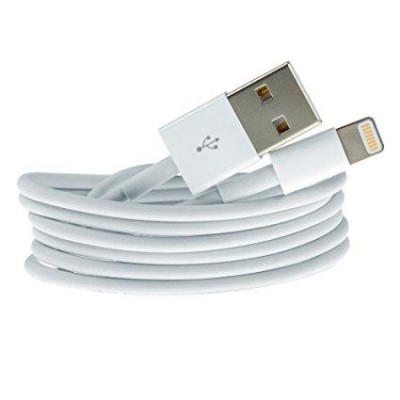 Cablu de date pentru iPhone cu conector USB, alb foto
