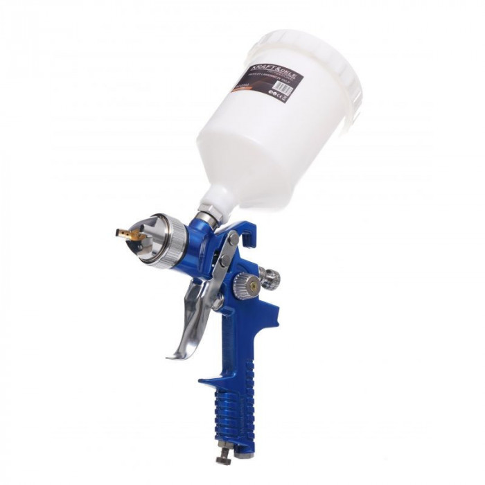 Pistol de vopsit, pneumatic, HVLP, 600ml, duza 1.4mm, 70-100mm, KD2093