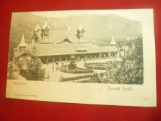 Ilustrata clasica Tusnad - Centru Cazare -cca.1900 -Foto Brunner Lajos foto