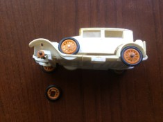 masinuta din plastic PANHARD 1927 N 3 MADE IN USSR TBILISI 35CV jucarie veche ruseasca comunista