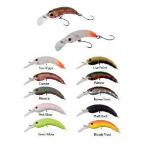 Vobler Colmic Herakles Moth Trout Area F 3.7cm 2.2gr Crawler foto