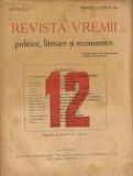 Z1060N Revista vremii politice, literare și economice, 12/1922
