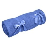 Prosopel din Bumbac Albastru 30x30cm, Moale și Absorbant, CMCLASS