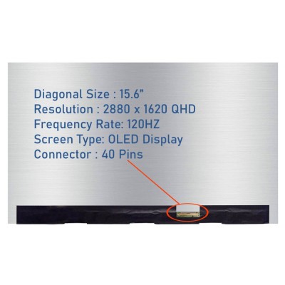 Display OLED Laptop, Asus, VivoBook Pro 15 K6502V, K6502VJ, K6502VU, K6502VV, K6502H, K6502HC, K6502HCB, K6502HE, 18200-15601900, ATNA56AC02, 15.6 inc foto