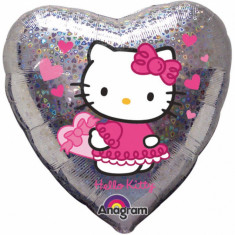 Balon folie inima Hello Kitty foto