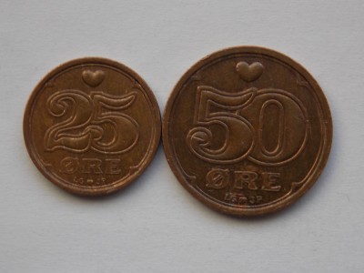LOT 25 , 50 ORE 1996 DANEMARCA foto