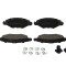 Set placute frana,frana disc PEUGEOT 206 Hatchback (2A/C) (1998 - 2016) KROTTENDORF KRO1500