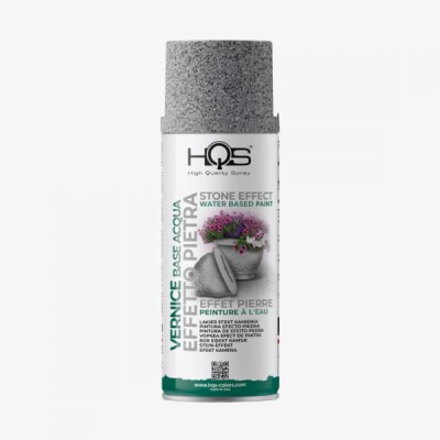 Spray Vopsea HQS cu efect de piatra Grigio Medio Gri mediu 400 ml foto