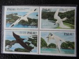 Palau-fauna pasari-serie completa-nestampilate