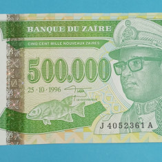 Zair 500.000 Nouveaux Zaires 1996 'Mobutu' UNC serie: J 4052361 A