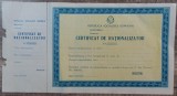 Certificat de rationalizator RSR// blanc