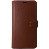 Husa tip carte cu stand Techsuit, aspect piele maro, pentru Samsung Galaxy A26 5G