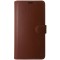 Husa tip carte cu stand Techsuit, aspect piele maro, pentru Samsung Galaxy A26 5G