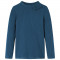 Tricou de copii cu maneci lungi, tricot cu nervuri, bleumarin, 104 GartenMobel Dekor
