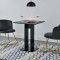 Masa bucatarie Lindesnes SH negru extralucios [en.casa] HausGarden Leisure