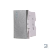 Cumpara ieftin Buton sonerie mecanic Luxion 1M gri, standard italian pentru rame LUXION