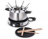 Cumpara ieftin Set Fondue Severin 2471, otel inoxidabil, negru, 1500 W - SECOND