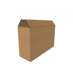 Cutie carton 250x80x160 mm, natur, 3 straturi CO3, 420 g/mp