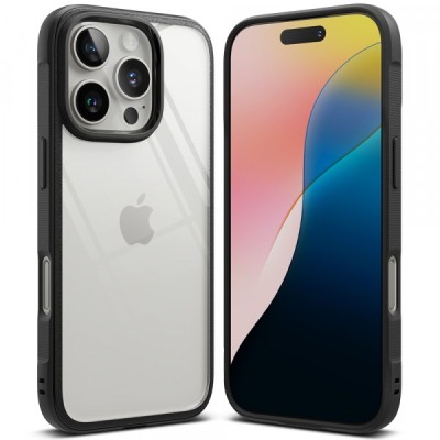 Husa pentru Apple iPhone 16 Pro Max, Ringke, Fusion Bold, Neagra foto