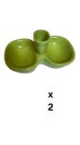 Set 2 solnite, 15 cm, Verde