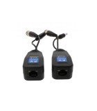 Video balun HD pasiv cu alimentare cu mufa RJ45 Well