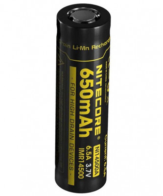 Acumulator 14500 LI-ION NITECORE NI14500A 3.7V 650mAh 6.5A cu pin foto