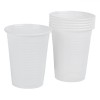 Set Pahare Plastic, 200ml, 25 Bucăți, Culoare Albă, Oem