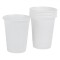 Set Pahare Plastic, 200ml, 25 Bucăți, Culoare Albă