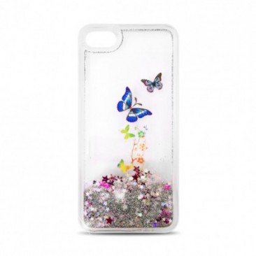 HUSA CAPAC TPU BUTTERFLY SAMSUNG A320 GALAXY A3 (2017) SILVER foto